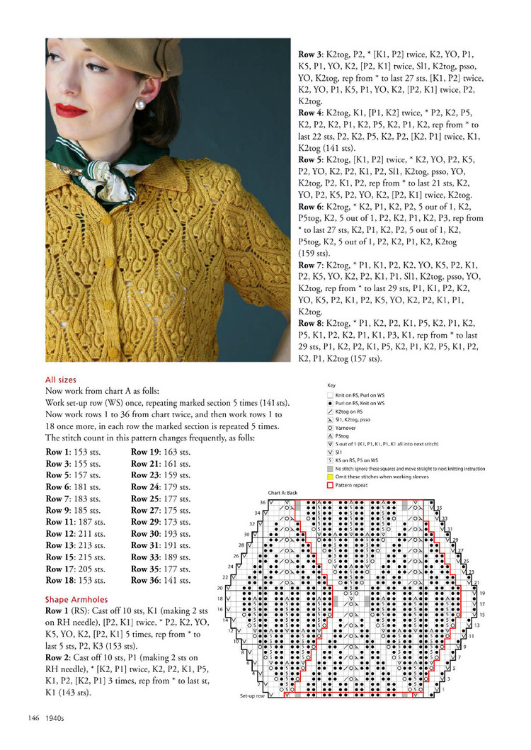 A Stitch in Time :Vintage Knitting Patterns 1930-1959, Vol.2 - 輕描淡寫 - 輕描淡寫