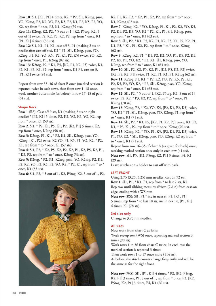 A Stitch in Time :Vintage Knitting Patterns 1930-1959, Vol.2 - 輕描淡寫 - 輕描淡寫