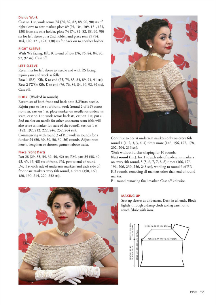 A Stitch in Time :Vintage Knitting Patterns 1930-1959, Vol.2 - 輕描淡寫 - 輕描淡寫