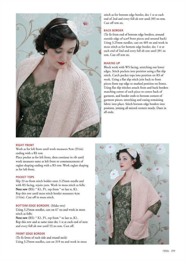A Stitch in Time :Vintage Knitting Patterns 1930-1959, Vol.2 - 輕描淡寫 - 輕描淡寫