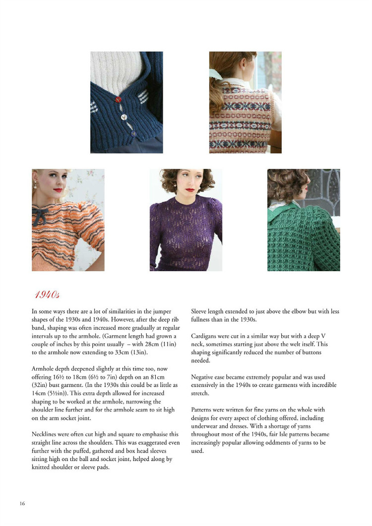 A Stitch in Time :Vintage Knitting Patterns 1930-1959, Vol.2 - 輕描淡寫 - 輕描淡寫