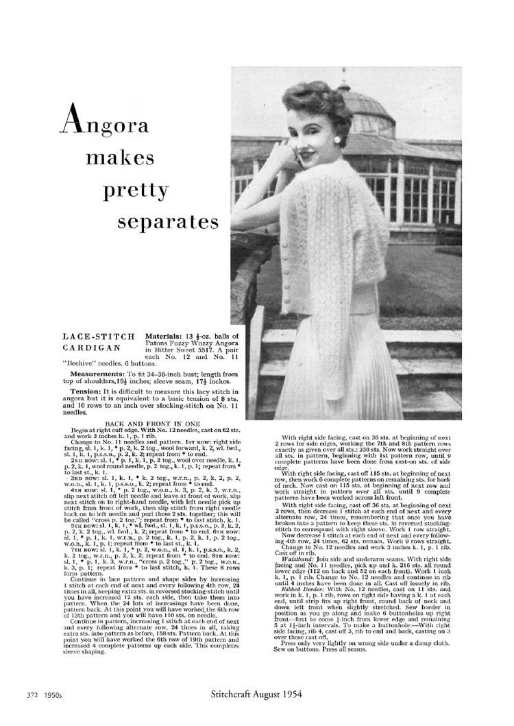 A Stitch in Time :Vintage Knitting Patterns 1930-1959, Vol.2 - 輕描淡寫 - 輕描淡寫