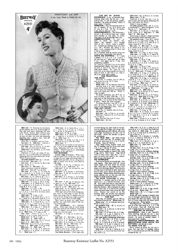 A Stitch in Time :Vintage Knitting Patterns 1930-1959, Vol.2 - 輕描淡寫 - 輕描淡寫