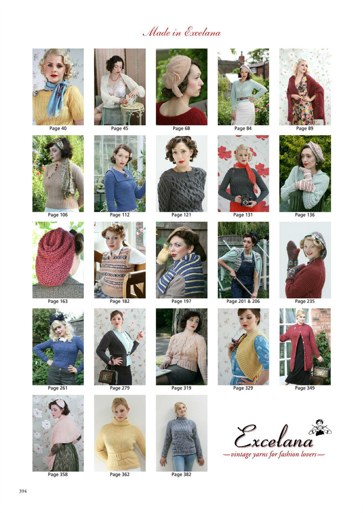 A Stitch in Time :Vintage Knitting Patterns 1930-1959, Vol.2 - 輕描淡寫 - 輕描淡寫