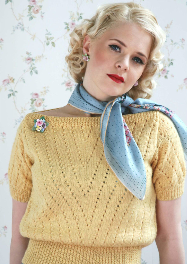 A Stitch in Time :Vintage Knitting Patterns 1930-1959, Vol.2 - 輕描淡寫 - 輕描淡寫