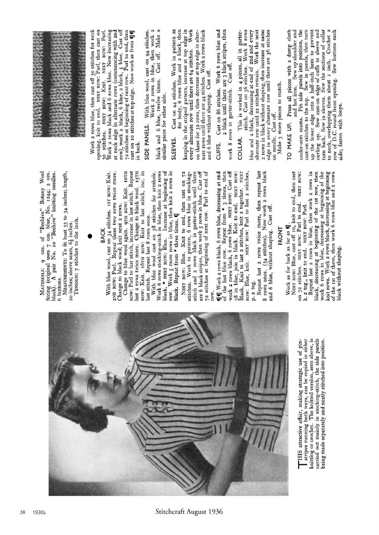 A Stitch in Time :Vintage Knitting Patterns 1930-1959, Vol.2 - 輕描淡寫 - 輕描淡寫