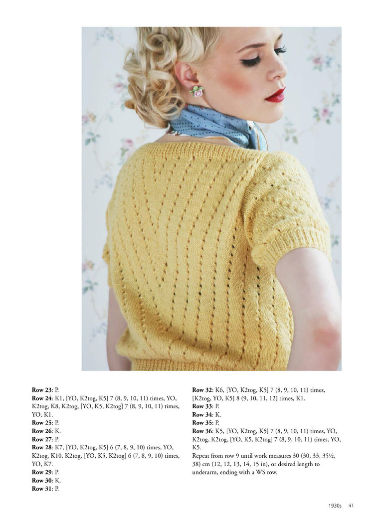 A Stitch in Time :Vintage Knitting Patterns 1930-1959, Vol.2 - 輕描淡寫 - 輕描淡寫