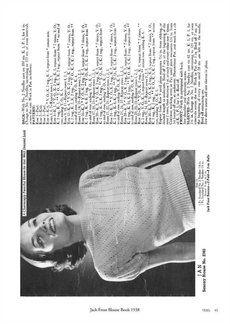 A Stitch in Time :Vintage Knitting Patterns 1930-1959, Vol.2 - 輕描淡寫 - 輕描淡寫