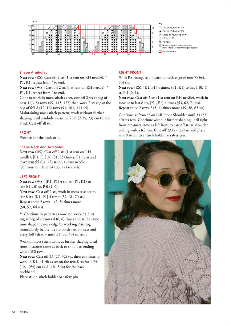A Stitch in Time :Vintage Knitting Patterns 1930-1959, Vol.2 - 輕描淡寫 - 輕描淡寫
