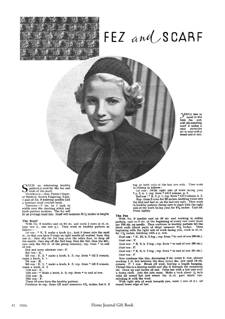 A Stitch in Time :Vintage Knitting Patterns 1930-1959, Vol.2 - 輕描淡寫 - 輕描淡寫