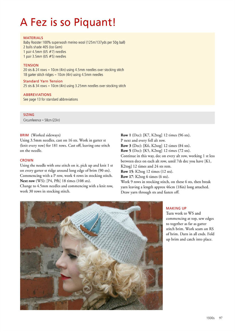 A Stitch in Time :Vintage Knitting Patterns 1930-1959, Vol.2 - 輕描淡寫 - 輕描淡寫