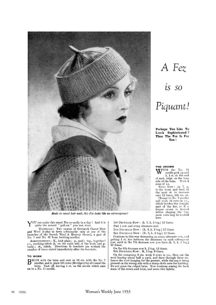A Stitch in Time :Vintage Knitting Patterns 1930-1959, Vol.2 - 輕描淡寫 - 輕描淡寫