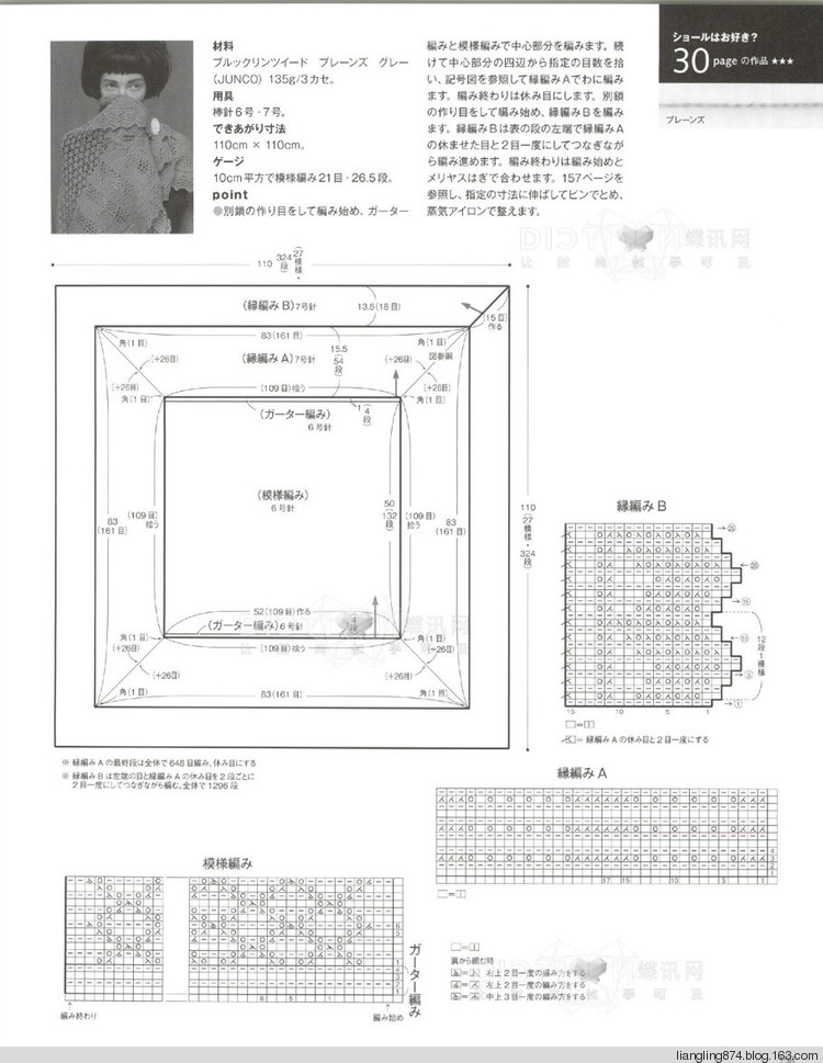 蕾絲大方巾 - 肉食兔子 - liangling874的博客