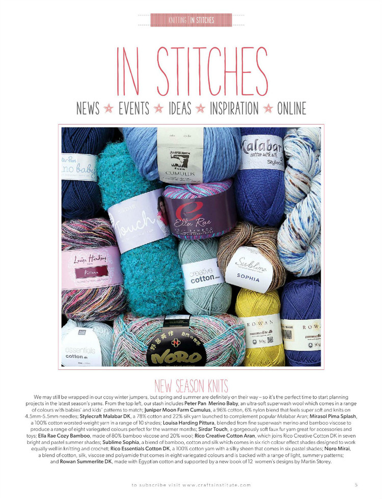 Knitting  Issue 151 2016 - 輕描淡寫(xiě) - 輕描淡寫(xiě)