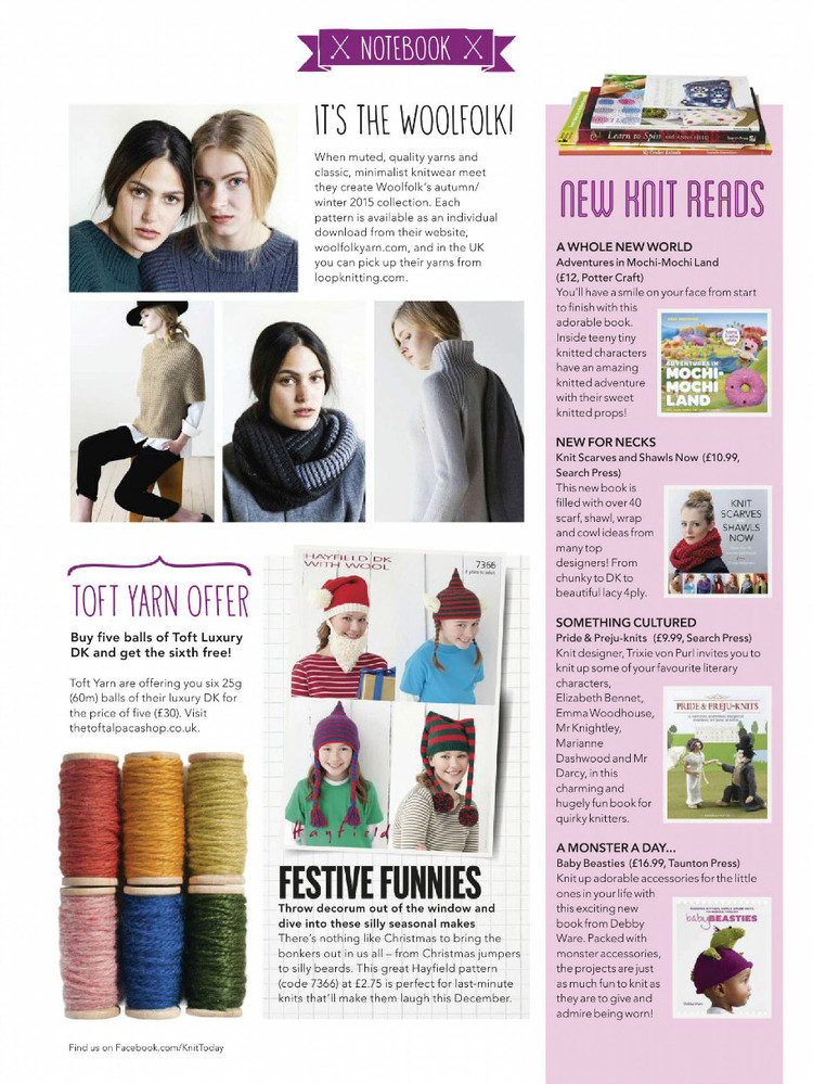 Knit Today Issue 119 2015 - 輕描淡寫 - 輕描淡寫