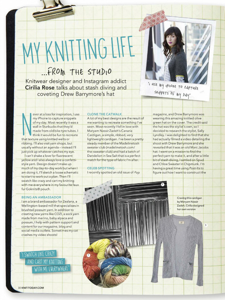 Knit Today Issue 119 2015 - 輕描淡寫 - 輕描淡寫