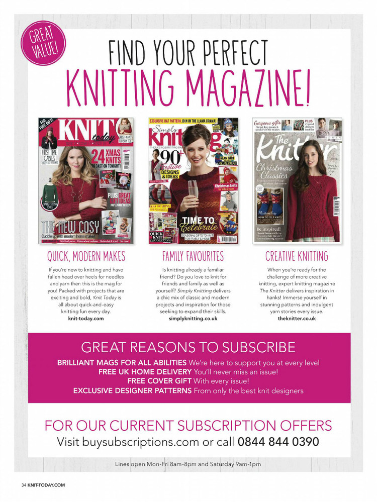 Knit Today Issue 119 2015 - 輕描淡寫 - 輕描淡寫