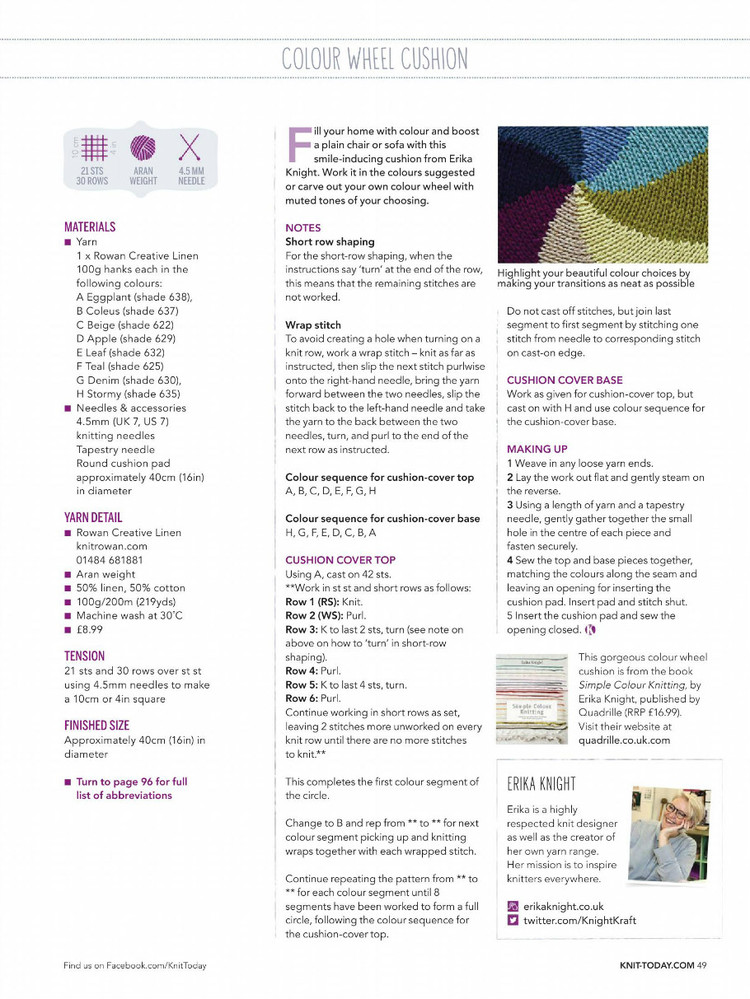 Knit Today Issue 119 2015 - 輕描淡寫 - 輕描淡寫