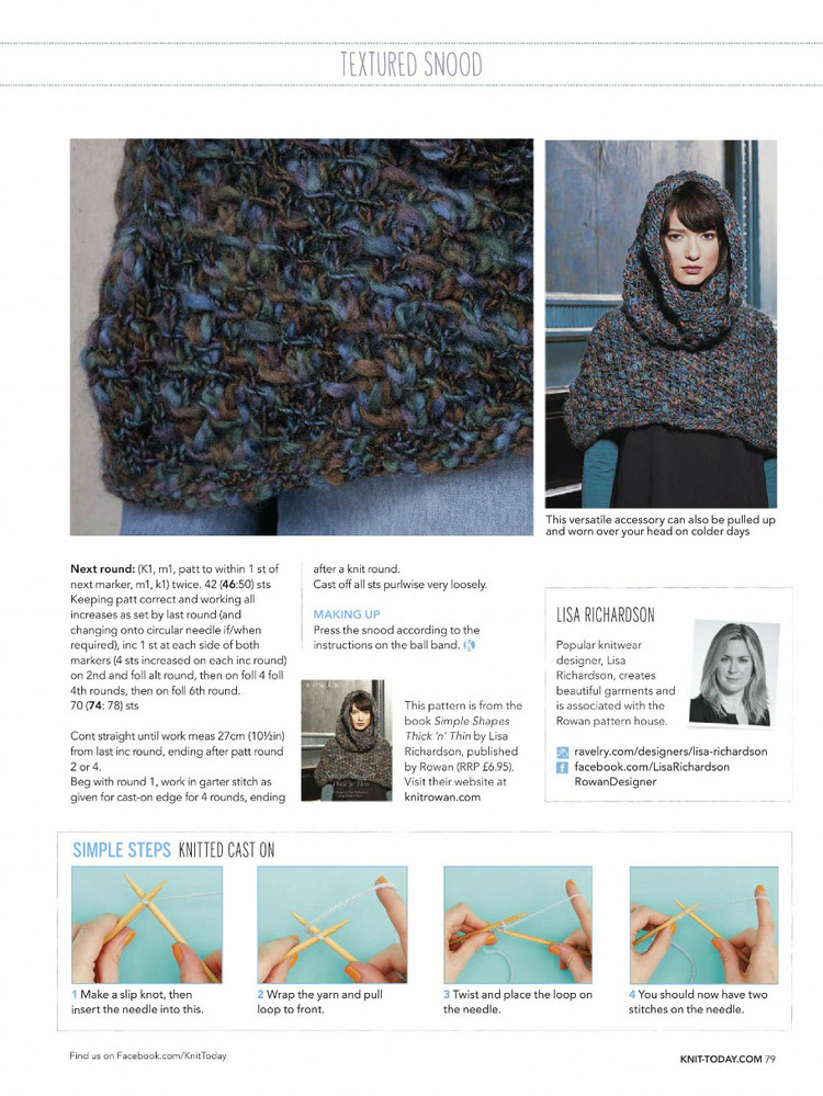 Knit Today Issue 119 2015 - 輕描淡寫 - 輕描淡寫