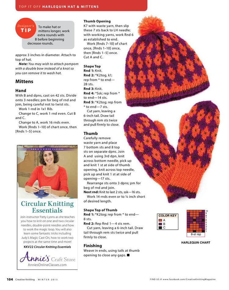 Creative Knitting Winter 2015 - 輕描淡寫 - 輕描淡寫