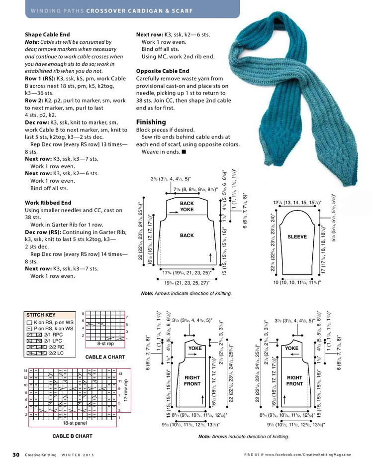 Creative Knitting Winter 2015 - 輕描淡寫 - 輕描淡寫