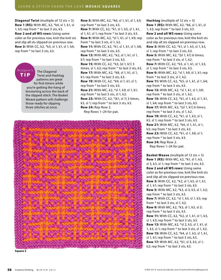 Creative Knitting Winter 2015 - 輕描淡寫 - 輕描淡寫