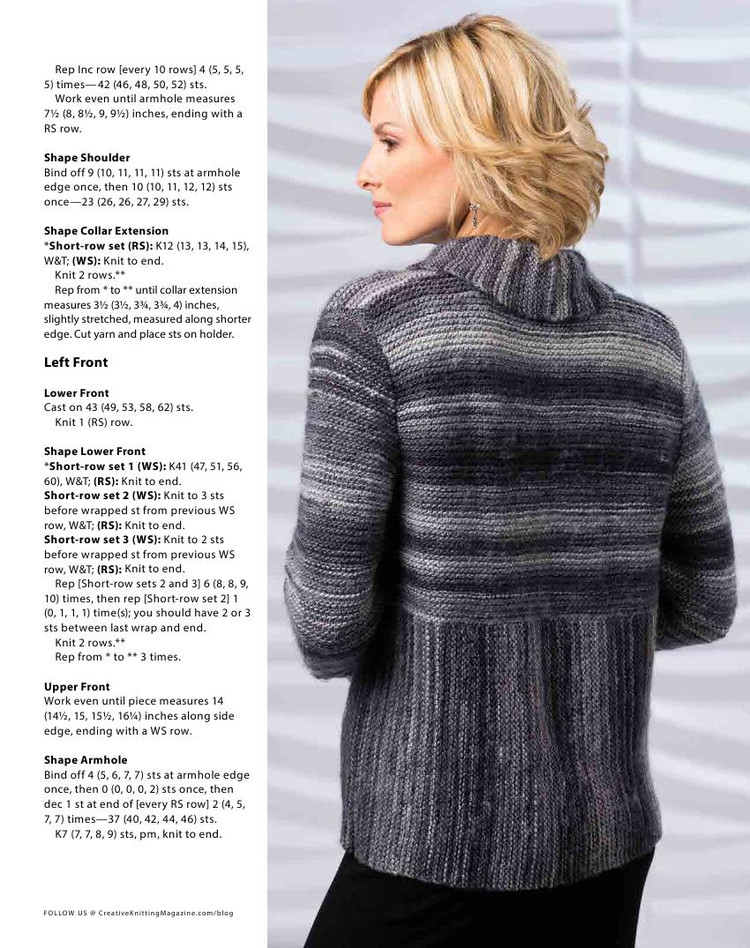 Creative Knitting Winter 2015 - 輕描淡寫 - 輕描淡寫
