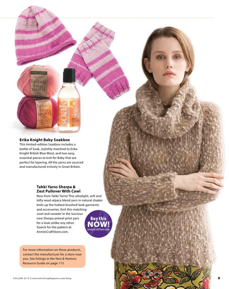Creative Knitting Winter 2015 - 輕描淡寫 - 輕描淡寫