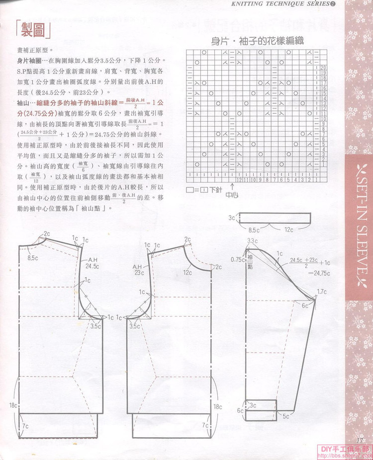 【棒針花樣】葉子 - 大俠 - 大俠金星艾爾的博客