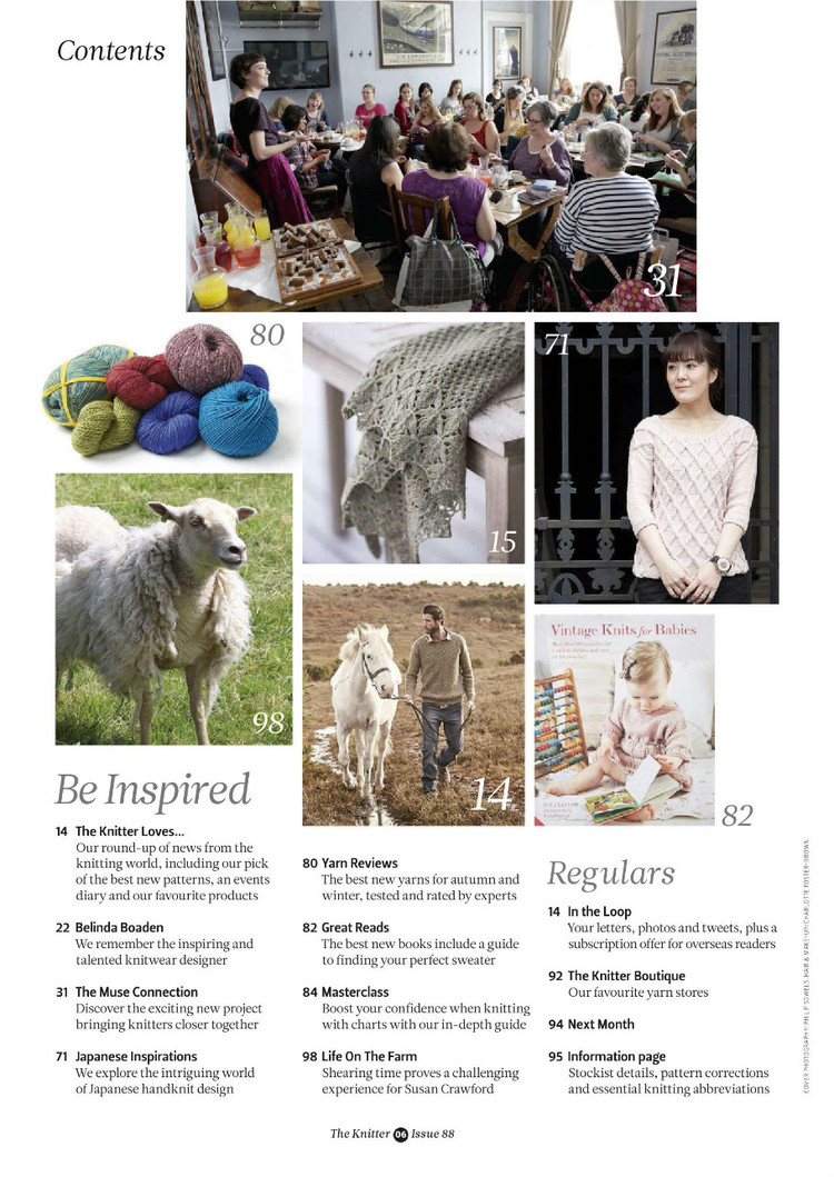 The Knitter  Issue 88 2015 - 輕描淡寫 - 輕描淡寫