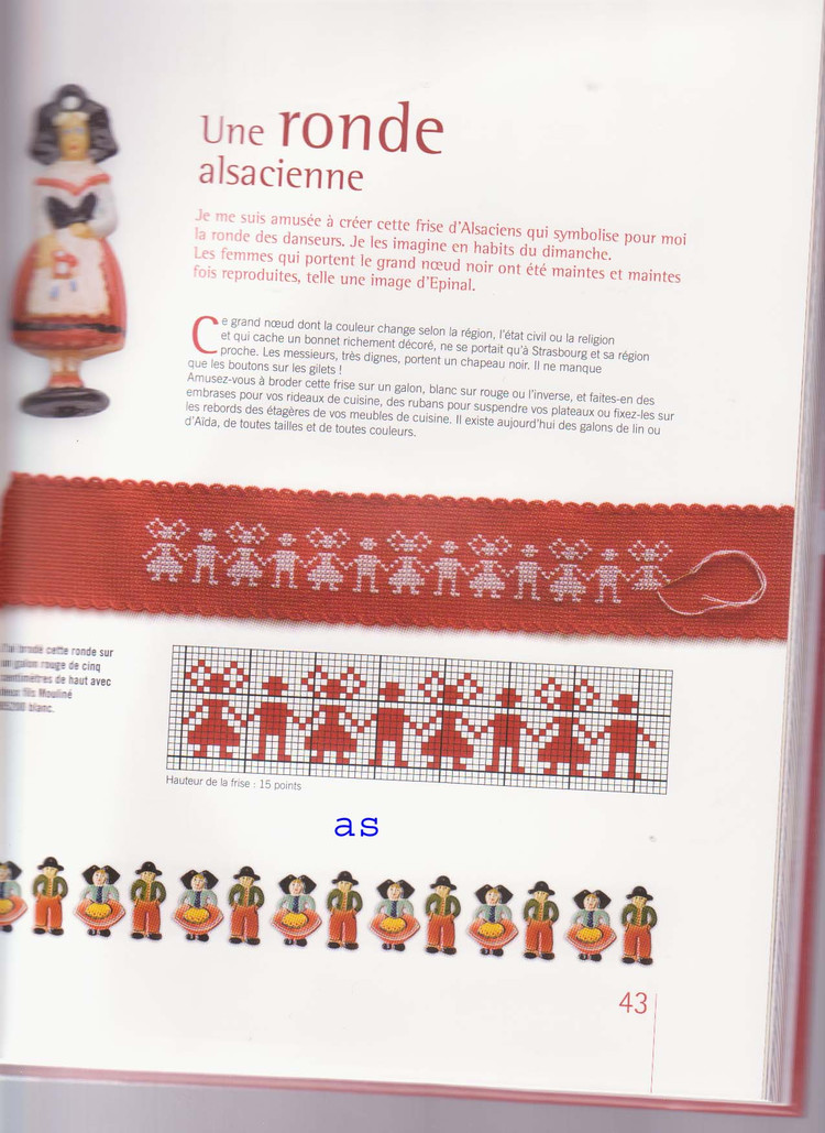 Broderies au point de croix et traditions en Alsace 2008 - 壹一 - 壹一的博客