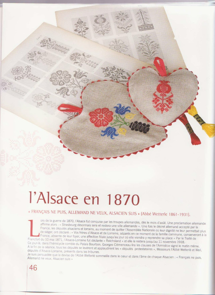 Broderies au point de croix et traditions en Alsace 2008 - 壹一 - 壹一的博客