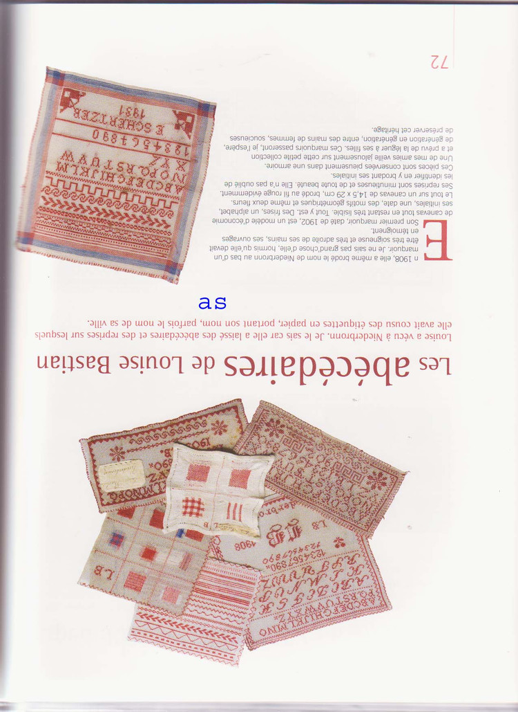 Broderies au point de croix et traditions en Alsace 2008 - 壹一 - 壹一的博客