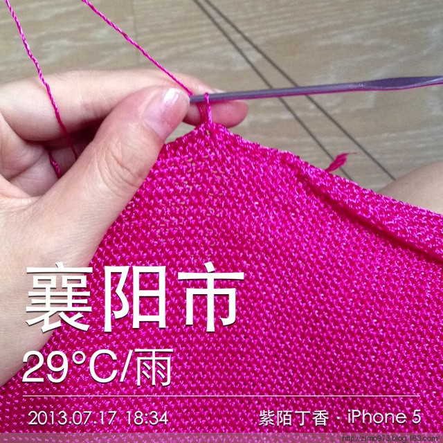 紫陌丁香原創(chuàng)鉤織結(jié)合作品－嫣然（一線連拼花全教程） - 紫陌丁香 - 紫陌丁香手工坊