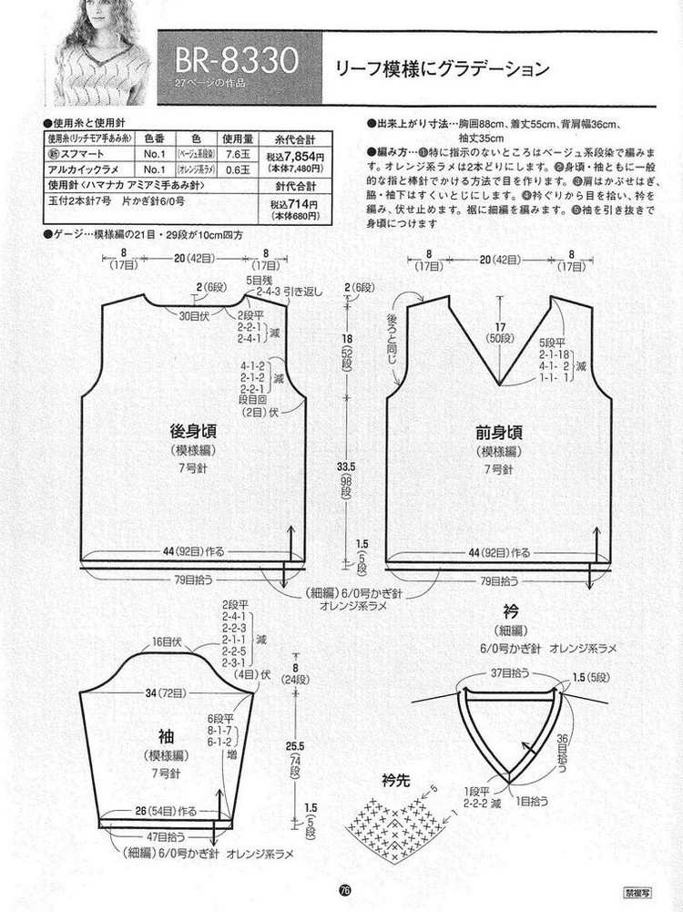 RICH MORE Vol.83 --- 棒針夏裝 - 紫蘇 - 紫蘇的博客