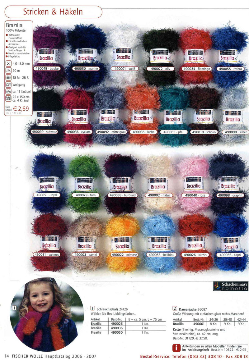 fischer wolle Anleitungsheft.2006/2007 - li98929 - 老妖兒的博客