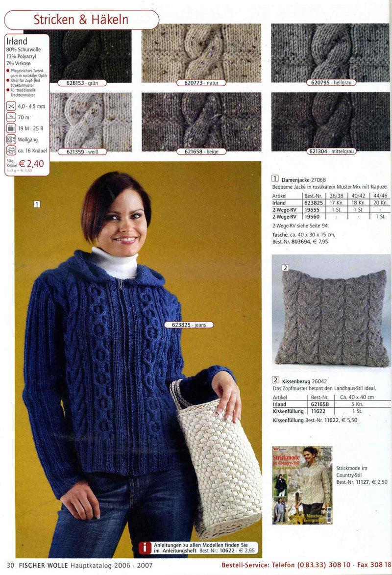 fischer wolle Anleitungsheft.2006/2007 - li98929 - 老妖兒的博客