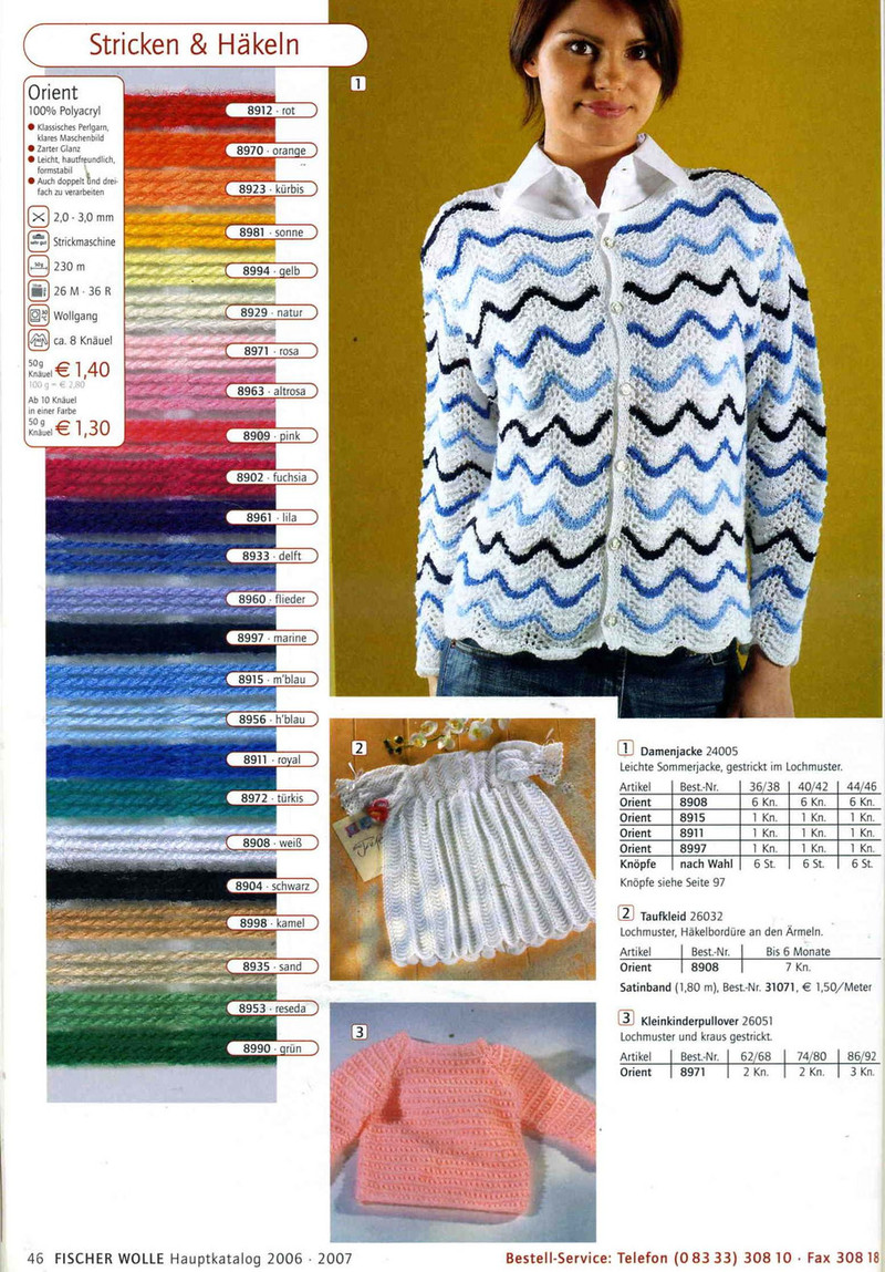 fischer wolle Anleitungsheft.2006/2007 - li98929 - 老妖兒的博客