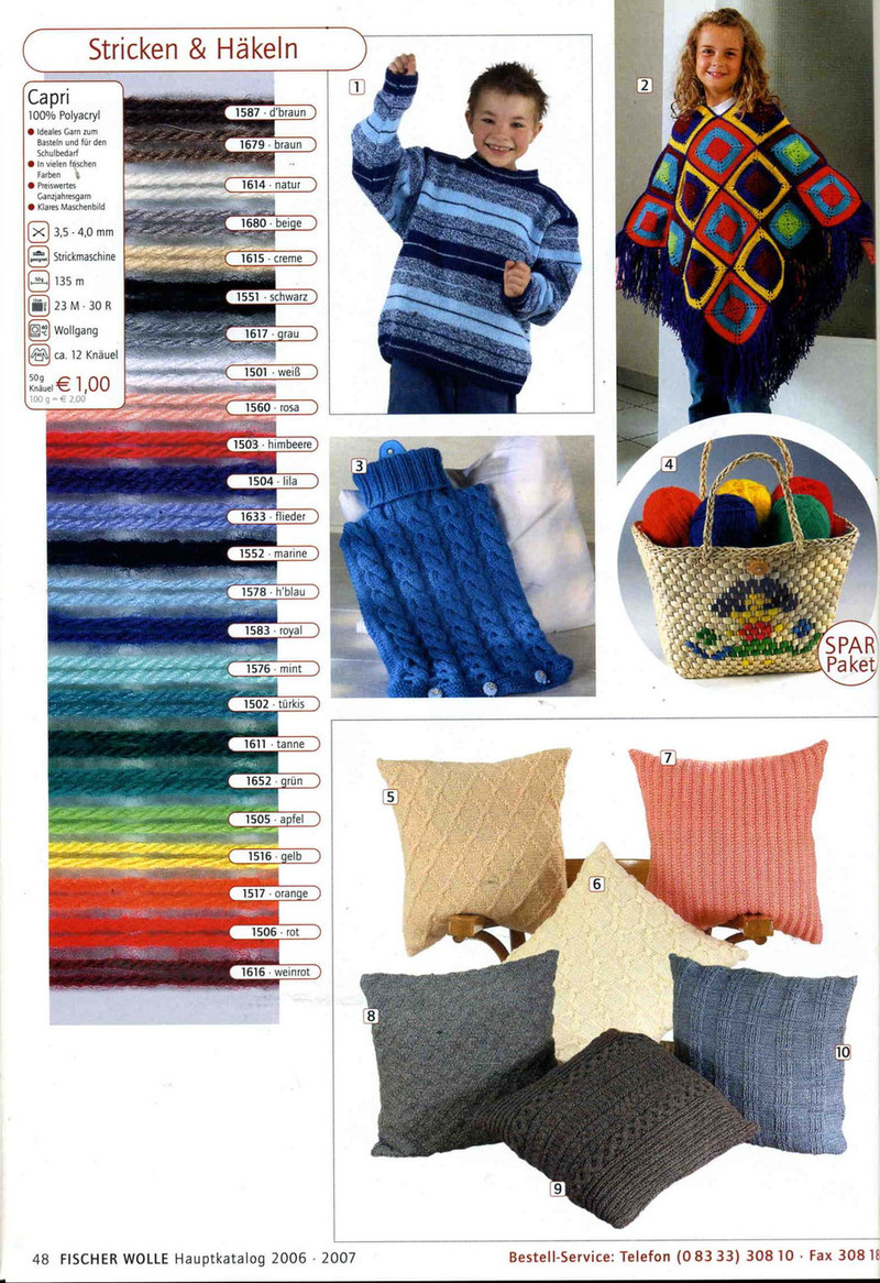 fischer wolle Anleitungsheft.2006/2007 - li98929 - 老妖兒的博客