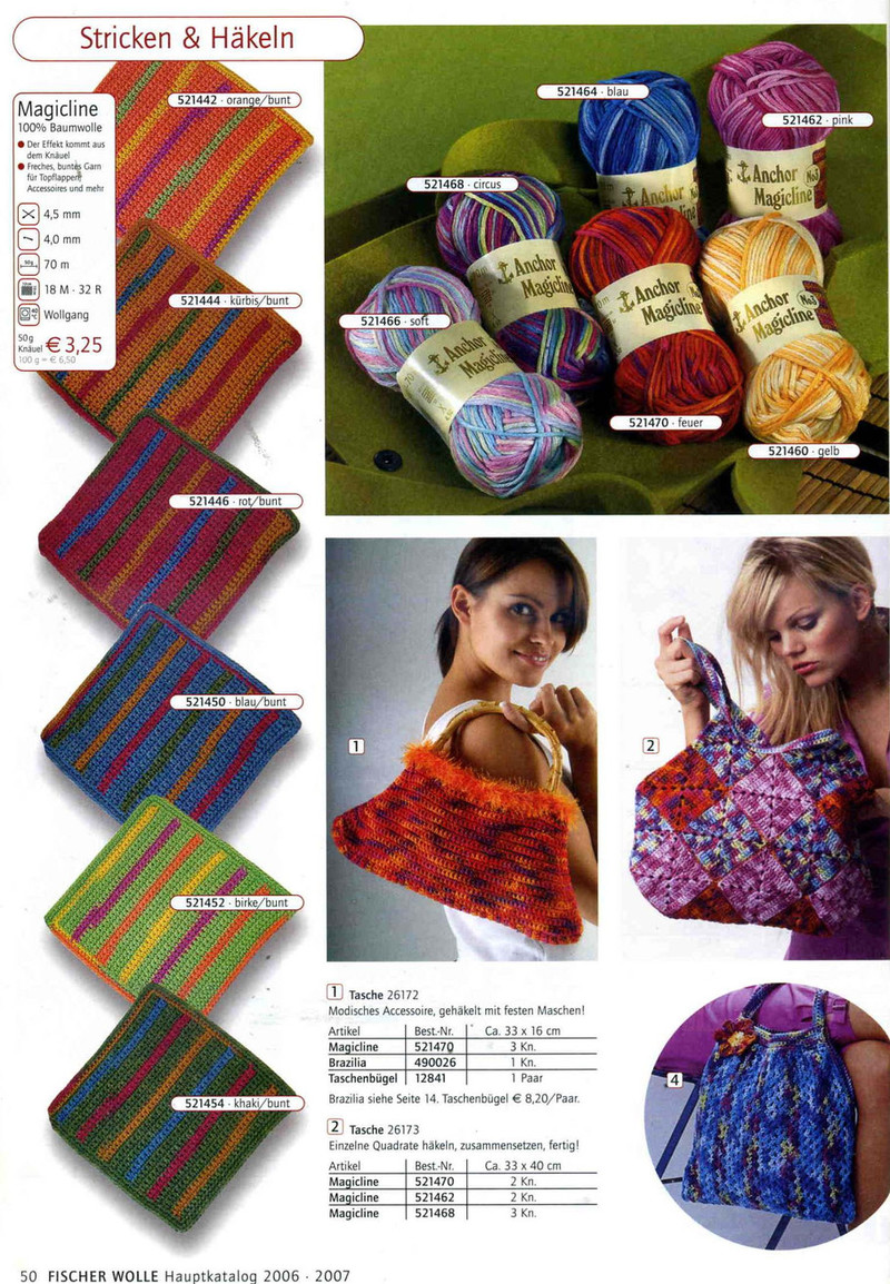 fischer wolle Anleitungsheft.2006/2007 - li98929 - 老妖兒的博客