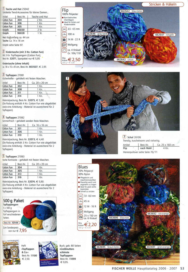 fischer wolle Anleitungsheft.2006/2007 - li98929 - 老妖兒的博客