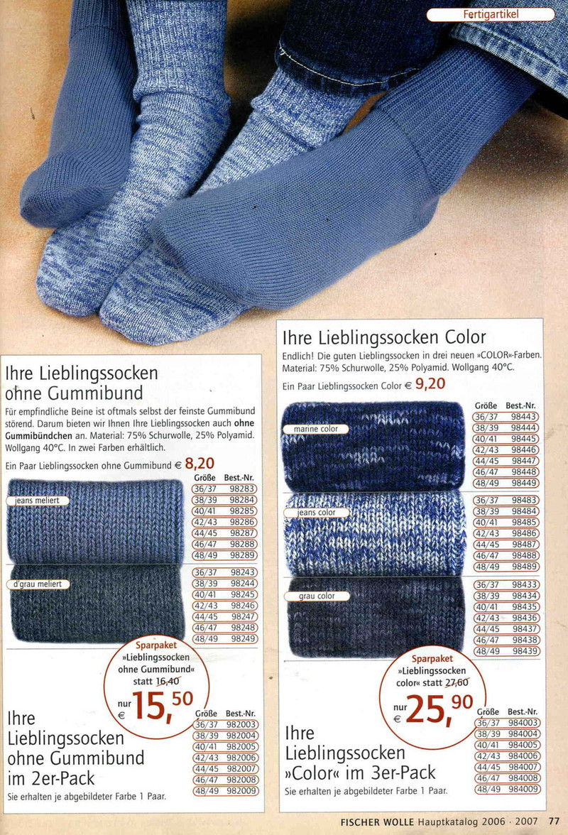 fischer wolle Anleitungsheft.2006/2007 - li98929 - 老妖兒的博客