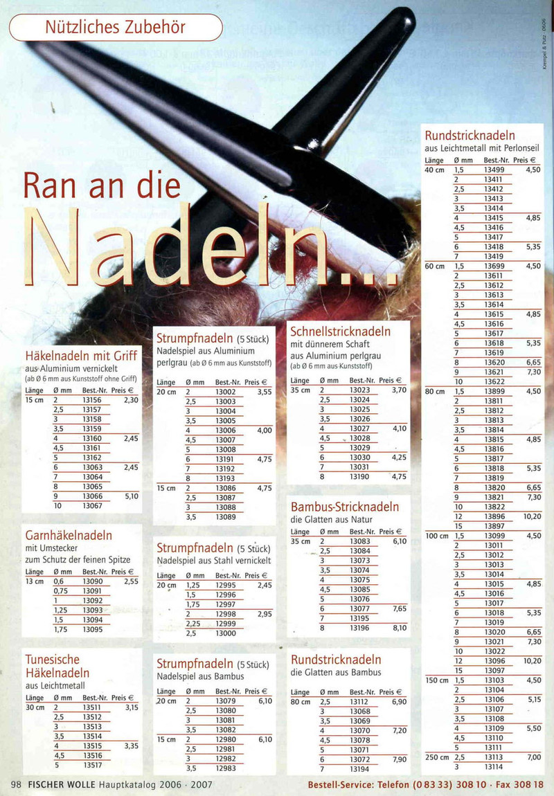 fischer wolle Anleitungsheft.2006/2007 - li98929 - 老妖兒的博客