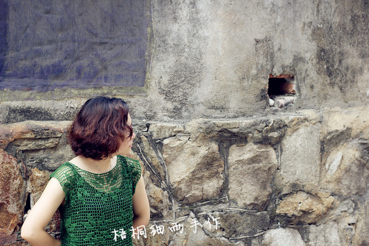 EU絲麻亮片夏日清涼小罩衫----追涼 - 梧桐細雨 - 指間物語