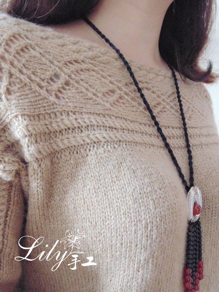 【Lily手工】--米蘭--鏈條小羊駝簡易套衫--指間紗群作業(yè)款 - Lily - Lily的手工編織天地