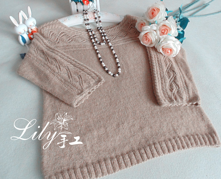 【Lily手工】--米蘭--鏈條小羊駝簡易套衫--指間紗群作業(yè)款 - Lily - Lily的手工編織天地