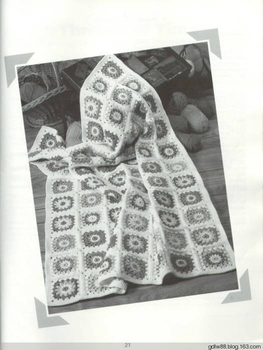 The Ultimate Book Of Scrap Afghans(1) - 木棉花 - 雨茫茫，霧茫茫，盼望花開，花已落……