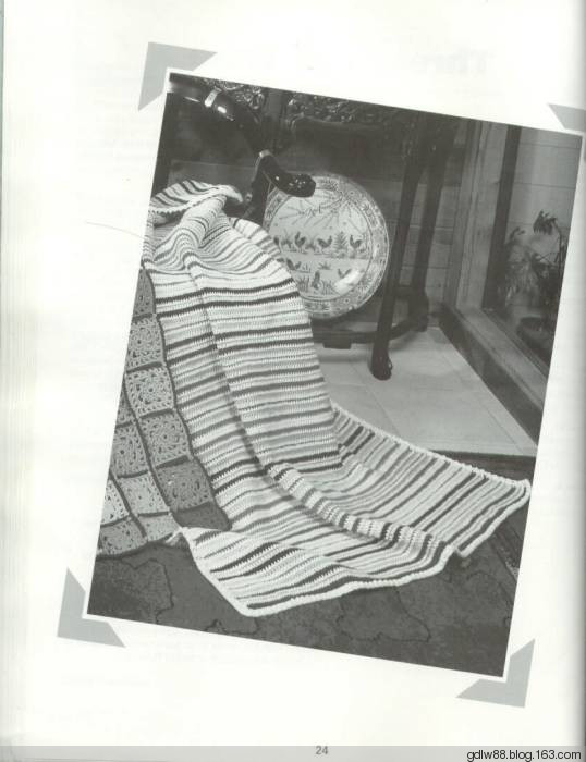The Ultimate Book Of Scrap Afghans(1) - 木棉花 - 雨茫茫，霧茫茫，盼望花開，花已落……