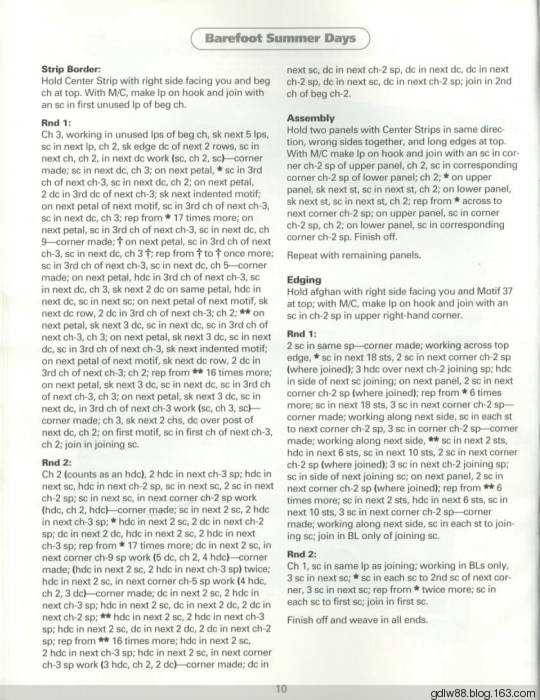 The Ultimate Book Of Scrap Afghans(1) - 木棉花 - 雨茫茫，霧茫茫，盼望花開，花已落……