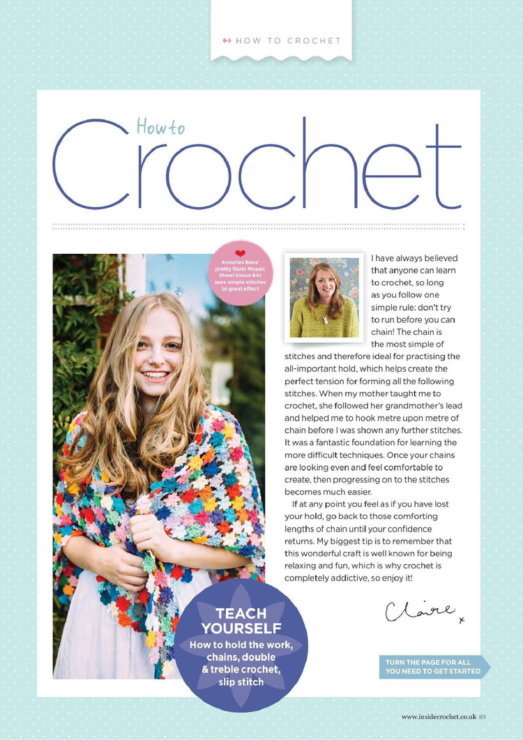 Inside Crochet  Issue 65 2015 - 輕描淡寫 - 輕描淡寫